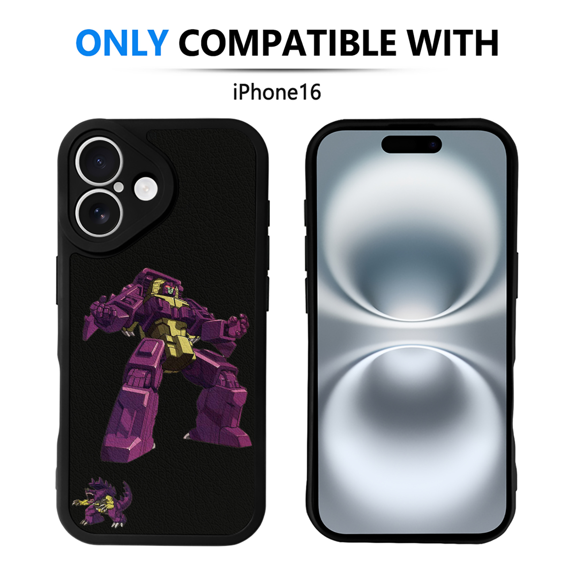 （画像用）  【iPhone 16シリーズ対応】シリコンスマホケース（レザー調） 材質：シリコン